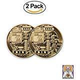Algopix Similar Product 3 - SatoshixSatoshi Bitcoin Gold Coin 2