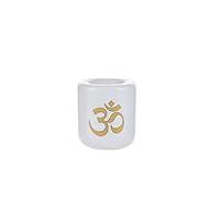 Algopix Similar Product 14 - Mega Candles  Ceramic Gold Om Chime