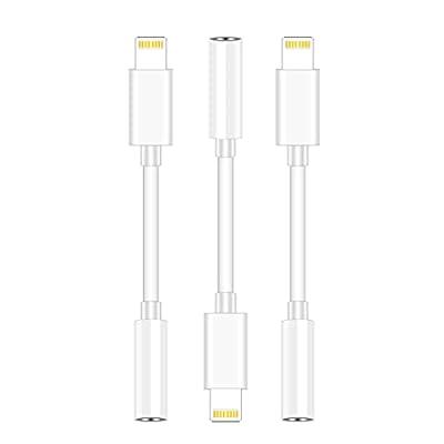 [MFi Certified] Headphone Adapter for iPhone 15, 3 Pack USB Type C to 3.5mm  Female Headphone Jack Aux Audio Adapter Dongle for iPhone 15/15 Plus/15