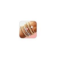 Algopix Similar Product 1 - Gold Bracelets for Women Gold Bracelet