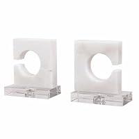 Algopix Similar Product 17 - Uttermost Clarin  7 inch Bookend Set