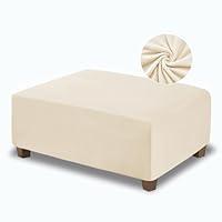 Algopix Similar Product 18 - NeColorLife Velvet Ottoman Cover