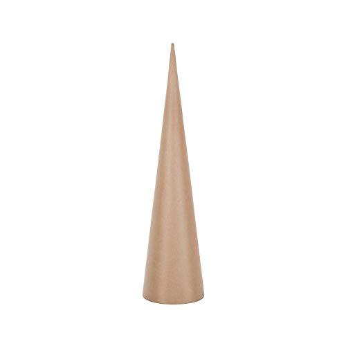 Paper Mache Craft Cones Variety Pack 3 Sizes- 13.75 x 5, 10.63 x 4, 7 x 3  Inches- Set of 12