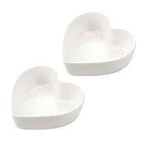 Algopix Similar Product 9 - WAIT FLY 2pcs HeartShaped Bowls for