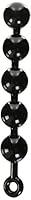 Algopix Similar Product 3 - Master Series Black Baller Anal Beads