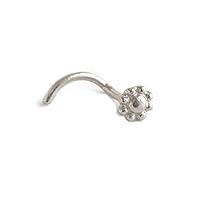 Algopix Similar Product 17 - Sterling Silver Nose Stud Unique