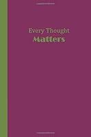 Algopix Similar Product 15 - Sketchbook Every Thought Matters