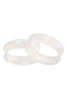 Algopix Similar Product 3 - Kaos Softwear Clear Earskin Eyelet Plug