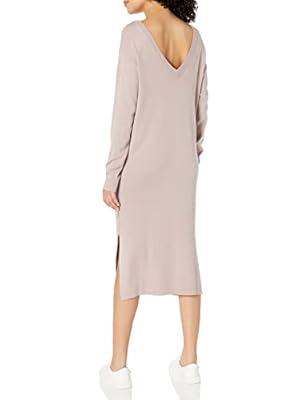 Best Deal for The Drop Women's Suki Rib Midi V-Back Sweater Dress