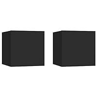 Algopix Similar Product 3 - vidaXL Wall Mounted TV Cabinets 2 pcs