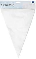 Algopix Similar Product 3 - Bunting White 10 metres Long with 15