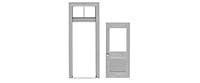 Algopix Similar Product 14 - Tichey 2034 1 Lt Door/Frame/Trnsm 2/