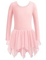 Algopix Similar Product 3 - Zaclotre Long Sleeve Leotards for Girls