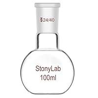 Algopix Similar Product 6 - StonyLab Glass 100ml Heavy Wall Single