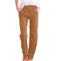 Algopix Similar Product 4 - Womens Linen Pants Deals of The Day