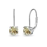 Algopix Similar Product 12 - Sterling Silver Golden Color Roundcut