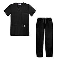Algopix Similar Product 17 - Sivvan Unisex Classic Scrub Set VNeck