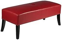 Algopix Similar Product 8 - Cortesi Home Faux Leather Bench 