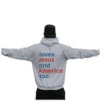 Algopix Similar Product 1 - Jesus Sweatshirt Jesus Loves You Hoodie