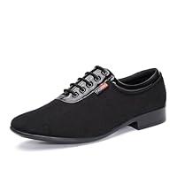 Algopix Similar Product 1 - SWDZM Mens Latin Dance Shoes Breathable