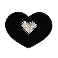 Algopix Similar Product 16 - Rhinestone Heart Hair Barrette Made in