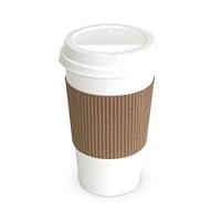 Algopix Similar Product 14 - 20oz Hot Paper Cups with Lids and