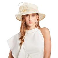 Algopix Similar Product 20 - Cream Kentucky Derby Hats for