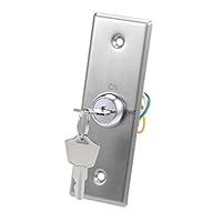 Algopix Similar Product 3 - uxcell Key Switch Lock OnOff Exit Door