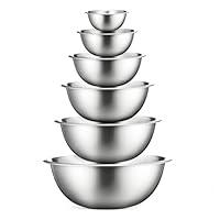 Algopix Similar Product 17 - FineDine Stainless Steel Mixing Bowls