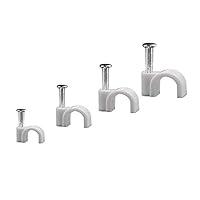 Algopix Similar Product 6 - Wooopa Cable Wire Clips Assortment 4mm