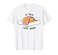 Algopix Similar Product 10 - Gudetama In Love with Sleep Tee Shirt