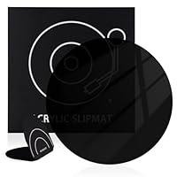 Algopix Similar Product 17 - Rockhouse Vinyl Slipmat Black Acrylic