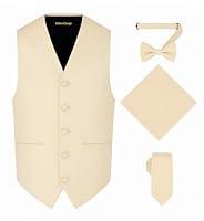 Algopix Similar Product 18 - Oliver George 4pc Mens Solid Formal