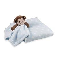Algopix Similar Product 7 - Blue with White Dots Baby Blanket 