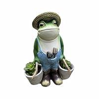 Algopix Similar Product 15 - IRCKONCIO Frog Garden Decorative