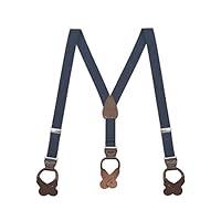 Algopix Similar Product 11 - SuspenderStore Mens 1 Inch Wide Button