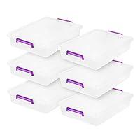 Algopix Similar Product 14 - IRIS USA Plastic Storage Bins with Lids