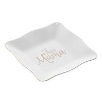 Algopix Similar Product 14 - Mary Square Ceramic Fur Mama Tray One