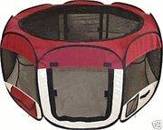 Algopix Similar Product 14 - BestPet Large Burgundy Pet Tent