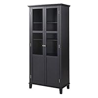 Algopix Similar Product 14 - 2 Door China Cabinet Black