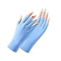 Algopix Similar Product 15 - Sun Gloves Non Slip Cotton Fingerless