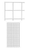 Algopix Similar Product 14 - 2 x 4 White Wire Grid Panel  3 on
