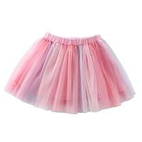 Algopix Similar Product 2 - Kids Embroidery Tulle Tutu Skirt with