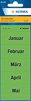 Algopix Similar Product 3 - Spine Label Months Green