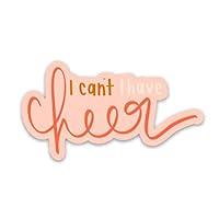 Algopix Similar Product 10 - Cheer sticker for a hydro flask water