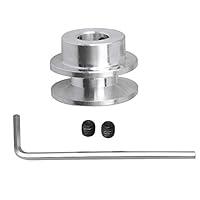 Algopix Similar Product 16 - Yibuy 8mm Hole Dia VShape Pulley Fit