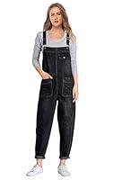 Algopix Similar Product 10 - Soojun Womens Casual Baggy Denim Bib