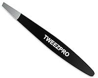 Algopix Similar Product 18 - Tweezpro Stainless Steel Slant Tweezers