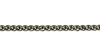 Algopix Similar Product 3 - 3mm Antique Brass Plated Wheat Link