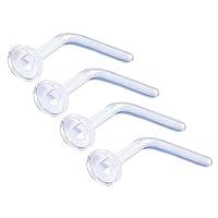 Algopix Similar Product 3 - 4Pcs 20G Nose Piercing Jewelry Clear
